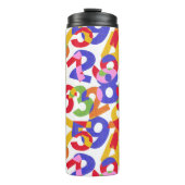 Bouteilles Isothermes Numéros de couleurs (Devant)