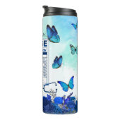 Bouteilles Isothermes Nurse Nutrition Facts Blue Butterfly (Tourné sur la droite)