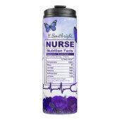 Bouteilles Isothermes Nurse Nutrition Facts Purple Butterfly (Devant)