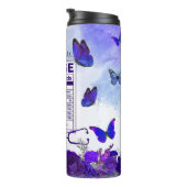 Bouteilles Isothermes Nurse Nutrition Facts Purple Butterfly (Tourné sur la droite)