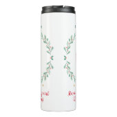 Bouteilles Isothermes Nutcracker botanique joli cadeau de Noël (Dos)