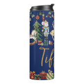 Bouteilles Isothermes Nutcracker Christmas Ballet Aquarelle Vintage (Tourné sur la gauche)