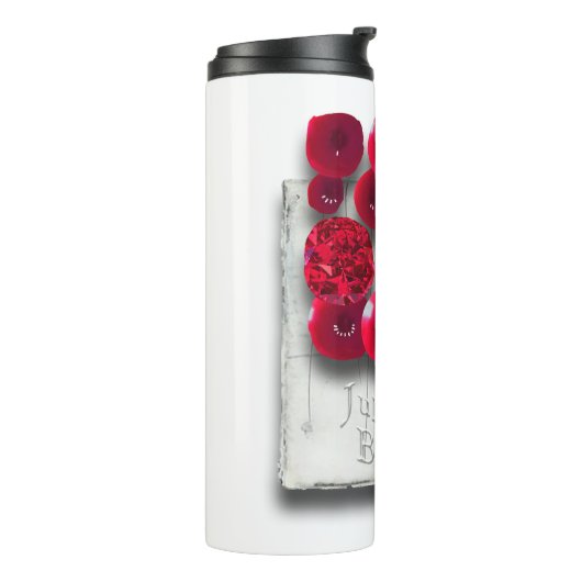 Bouteilles Isothermes objet_4_variations sur le rubis (Tourné sur la gauche)