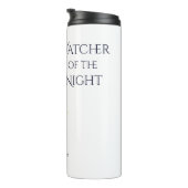 Bouteilles Isothermes Observateur de la nuit - Chat noir d'Halloween (Tourné sur la droite)