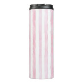 Bouteilles Isothermes Occupée comme une Mère Rayée Rose (Dos)