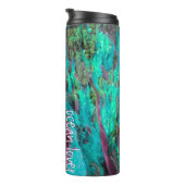 Bouteilles Isothermes Ocean Lover Eau d'algues Herbe Turquoise Texte (Tourné sur la droite)