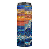 Bouteilles Isothermes Oceanic Coastal Ocean Waves Sunset   (Dos)