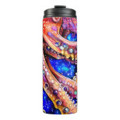 Bouteilles Isothermes Octopus d'aquarelle personnalisable avec nom (Devant)