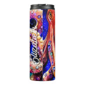 Bouteilles Isothermes Octopus d'aquarelle personnalisable avec nom (Dos)