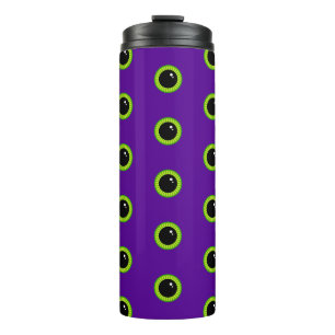 Bouteilles Isothermes Oeil de monstre vert et violet amusant