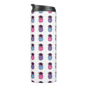 Bouteilles Isothermes Oeufs de Pâques aux fleurs et au ruban (Tourné sur la droite)