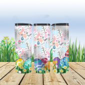 Bouteilles Isothermes Oeufs de Pâques Marguerites de lapin de Pâques