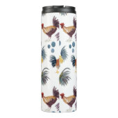 Bouteilles Isothermes Oeufs de poulet d'aquarelle Poules de Barnyard (Dos)