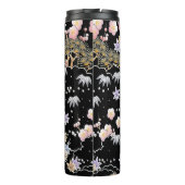 Bouteilles Isothermes Oeuvre botanique japonaise élégante | (Dos)