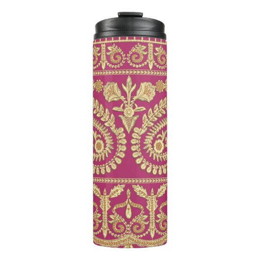 Bouteilles Isothermes OEuvre d'art moghol. or antique indien b (Devant)