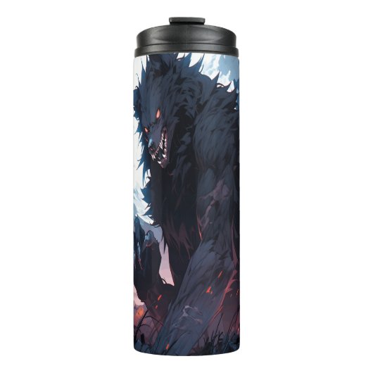 Bouteilles Isothermes OEuvre de style Werewolf Anime Tumbler (Devant)