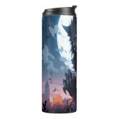 Bouteilles Isothermes OEuvre de style Werewolf Anime Tumbler (Tourné sur la gauche)