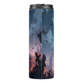 Bouteilles Isothermes OEuvre de style Werewolf Anime Tumbler (Dos)