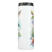 Bouteilles Isothermes OEuvre florale/printanière de colibri (Dos)