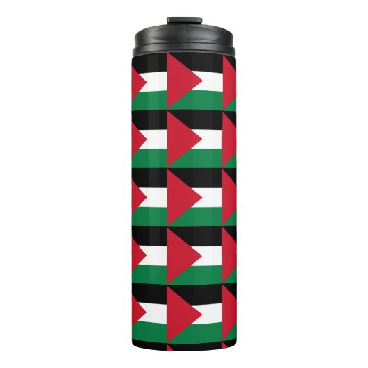 Bouteilles Isothermes officiellement le drapeau de l'État de Palestine (Devant)