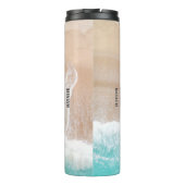 Bouteilles Isothermes Offre de plage océanique été drôle typographie (Dos)