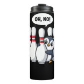 Bouteilles Isothermes Oh No Penguin Bowling Graphic (Devant)