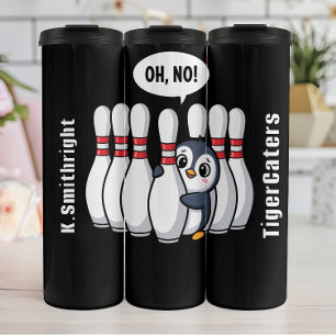 Bouteilles Isothermes Oh No Penguin Bowling Graphic