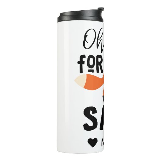 Bouteilles Isothermes Oh Pour Fox Sake (Tourné sur la gauche)