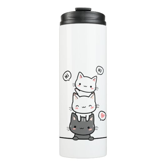 Bouteilles Isothermes ohh chat (Devant)