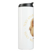 Bouteilles Isothermes Oiseau De Chouette Trop Têtu Pour S'Arrêter Trop B (Tourné sur la gauche)