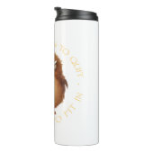 Bouteilles Isothermes Oiseau De Chouette Trop Têtu Pour S'Arrêter Trop B (Tourné sur la droite)