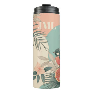 Bouteilles Isothermes Oiseau de Humming Tropical avec nom