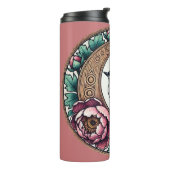 Bouteilles Isothermes Oiseau nuthatch à poitrine rouge (Tourné sur la gauche)