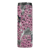 Bouteilles Isothermes Oiseaux dans le jardin lilas rose (Dos)