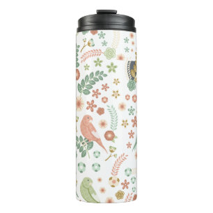 Bouteilles Isothermes Oiseaux et Branches Shabby Chic