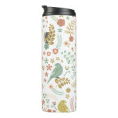 Bouteilles Isothermes Oiseaux et Branches Shabby Chic (Tourné sur la droite)