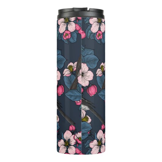 Bouteilles Isothermes Oiseaux et fleurs (Dos)