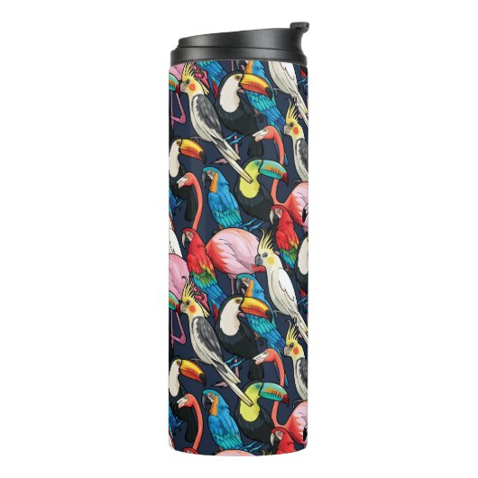 Bouteilles Isothermes Oiseaux exotiques (Tourné sur la gauche)