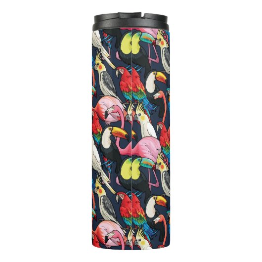 Bouteilles Isothermes Oiseaux exotiques (Dos)