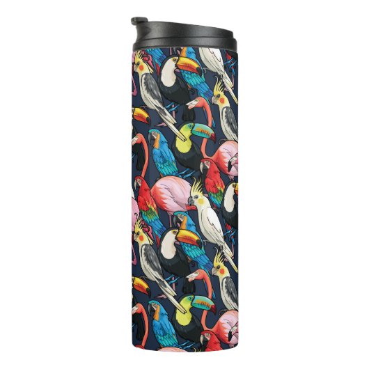 Bouteilles Isothermes Oiseaux exotiques (Tourné sur la droite)