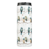 Bouteilles Isothermes Oiseaux lunaires sur Branches Élégance intemporell (Dos)