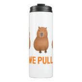 Bouteilles Isothermes "Ok, On Se Lève !" Funny Capybara Meme (Devant)