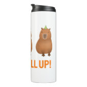 Bouteilles Isothermes "Ok, On Se Lève !" Funny Capybara Meme (Tourné sur la droite)