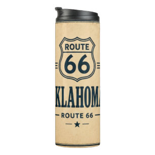 Bouteilles Isothermes Oklahoma Route 66 Café Vintage Voyage