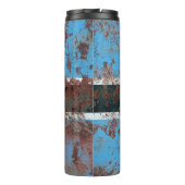 Bouteilles Isothermes Old Botswana grunge background flagabstract, aged, (Dos)