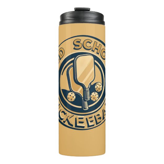 Bouteilles Isothermes Old School Pickleball Paddle  (Devant)