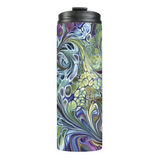 Bouteilles Isothermes Olive vert, purple blue burgundy (Devant)