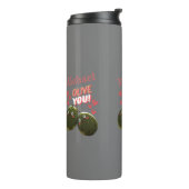 Bouteilles Isothermes Olive You Deux Coeurs Olives (Tourné sur la gauche)