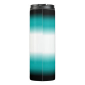 Bouteilles Isothermes Ombre blanc turquoise noir (Dos)
