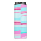Bouteilles Isothermes Ombre bleu rose ajouter nom profession code q r ti (Dos)